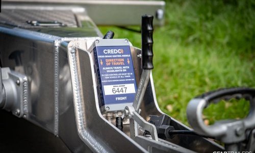 GFAB Triple Axle Alloy Flat Deck Trailer - Credo on-trailer unit GFAB Triple Axle Alloy Flat Deck Trailer - Credo on-trailer unit